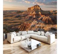 Papier Peint Panoramiqu Parc National Des Badlands États-Unis 3D intissé Murale Nature Désert Paysage Papier Peint xxl Fresque Moderne Peinture Murale Décorative pour Salon Chambre 500x280 33f6