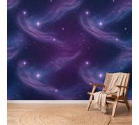Papier Peint Panoramique Fantaisie Univers Décoration Murale 350 x 256cm | Géant 3D Papier Peint Intissé pour Salon Chambre Salle à Manger Chambre d'Enfant, Espace Galaxie Nébuleuse Étoile Poster