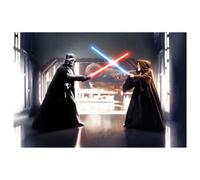 Papier Peint panoramique intissé Vader vs. Kenobi Star Wars 300X200 CM