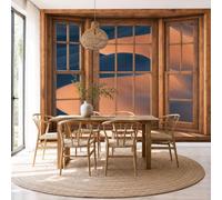 Papier Peint Panoramique Paysage Dunes Au Coucher Soleil 200X140Cm Murale Photo - Photographie Naturelle Désert Ocre Tapisserie Murales Papier Peint Intissé Pour Chambre Salon Fond Tv - Photo Muraux