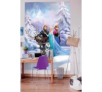 Papier peint panoramique sur papier de Komar - Disney Frozen Winter Land - Taille: 184 x 254 cm