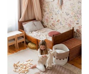 Papier Peint Paradis Secret Fond Neutre Beige TU