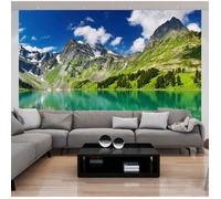 Papier peint Paysages Lac de montagne 200x154 cm - Papier peint panoramique - Intissé