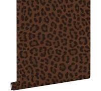 papier peint peau de léopard marron 53 cm x 10.05 m - ESTAhome