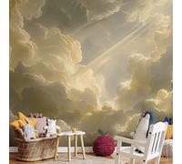 Papier peint photo autocollant - Jeu de couleurs enchanteur sur fond de nuages 392 x 280 cm Réf. b-H-10016-a-a