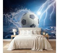 Papier Peint Photo Football de compétition 400 x 280 cm Papier Peint | Tapisserie Poster Murale Haute Définition pour Salon Chambre Bureau Enfant Décor Murale, Facile à Poser