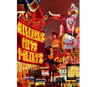 Papier peint photo Las Vegas, enseignes lumineuses Cowgirl
