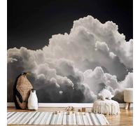 Papier peint photo non tissé - Découvrez les jeux infinis de la lumière du soleil : nuages et ombres dans le ciel 300 x 210 cm Motif b-H-10042-a-a
