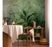 Papier peint photo non tissé - Green Fog 350 x 245 cm Feuilles b-C-10116-a-a