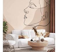 Papier peint photo non tissé - Line Art - Femininity 350 x 245 cm Personnages a-A-10497-a-a