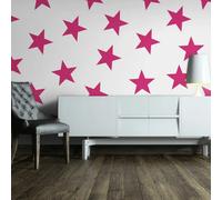 Papier Peint Pink Star