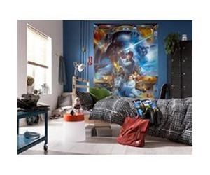 Papier Peint - Star Wars Luke Skywalker Collage 184x254cm - Papier, Multicolors G