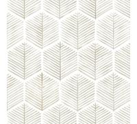 Papier peint vinyle adhésif avec un motif moderne à rayures, dimensions 44 x 1000 cm, résistant à l'eau et lavable