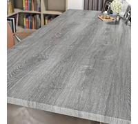 Papier peint vinyle autoadhésif imitation bois gris, finition chêne clair, décoration murale amovible, imperméable, convient pour les meubles, les bureaux, les bureaux et les magasins, style brique et