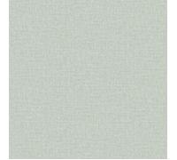 Papier peint vinyle texturé effet lin Fiji, vert sauge, Rasch 316124
