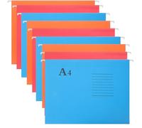 Papier Résistant Dossier de Fichiers 10 Pièces Suspendu A4 | Étiquette de Classement, pour Organisation et Rangement de Documents, Compatible Meubles Couleur Aléatoire Plusieurs styles