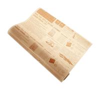 Papier sulfurisé de cuisson 30 CM rouleau 8 m en papier | Pour hamburgers et aliments, usage restaurant et snack, 1 rouleau, style brun à lettrage anglais