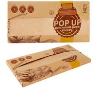 Papier sulfurisé pop-up 25 x 38 cm, non blanchi, pour la pâtisserie et la cuisine