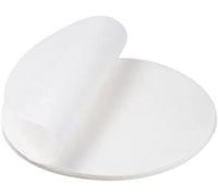 Papier sulfurisé rond de 28 cm, résistant à la chaleur, pour barbecue, grill et cuisson à la vapeur