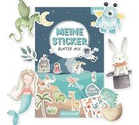 Papierdrachen Lot de 100 blocs d'autocollants multicolores - Parfait pour la création - Superbe cadeau ou idée cadeau