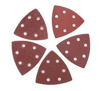 Papiers abrasifs, 100pcs 80mm Papier abrasif triangulaire +1 Tampon de sable pour Fein Oscillant Multi Outil