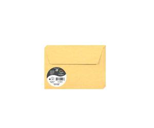 PAPIERS MARBRÉS, Paquet de 20 enveloppes Pollen 114x162mm 120g/m2 - Chamois marbré