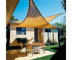 Papillon 8091180 Voile d'ombrage pour Jardin Triangle 3,6 x 3,6 x 3,6 m Beige