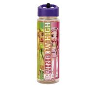 Papillon Collection Rainbow High Gourde à paille rabattable de 600 ml | Bouteille d'eau réutilisable en plastique sans BPA avec boucle de transport | Paille amovible et anti-déversement | Produit sous