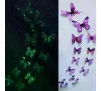Papillons Lumineux Stickers Muraux