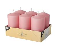 Bougie cylindrique, diamètre: 60 mm, vieux rose