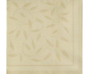 PAPSTAR #11651 Royal Collection Lot de 50 Serviettes Pliage en 4 40 cm x 40 cm Champagne « New Mediterran »