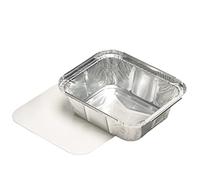 Papstar 14512 Coque en Aluminium, Aluminium, Argent, 10 x 12 x 14,5 cm