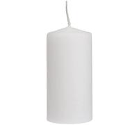 Papstar Bougie cylindrique 50 mm en cire Blanc – Lot de 8