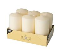 Papstar 17991 à flamme Ø 60 x 115 mm Lot de 6 Crème