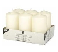 Bougie cylindrique, diamètre: 60 mm, crème