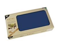 Papstar, 20 Moyens Couvertures, Tissue Royal Collection 80 cm x 80 cm Bleu Foncé, # 81893