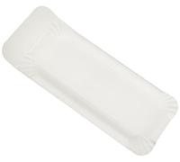 Assiette carton pour saucisse 'pure', blanc