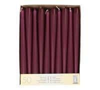 Bougie de chandelier, 22 mm, pack de 50, violet