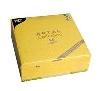 Papstar 84881, Serviettes Tissue, Jaune, 7,8 x 20 x 20 cm