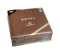 Papstar 84885, Serviettes Tissue, Marron, 7,8 x 20 x 20 cm