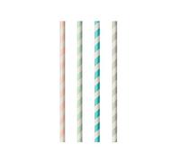 Papstar 87011 Paille Jetable 100 Pièces Couleurs Assorties