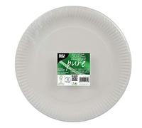 Assiette en carton 'pure', rond, 290 mm, blanc