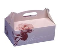 Papstar Boîtes à pâtisserie avec poignée 26 x 22 x 9 cm Lot 15 18853
