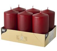 PAPSTAR+Bougie+cylindrique%2C+diam%C2%8Atre%3 60+mm%2C+bordeaux