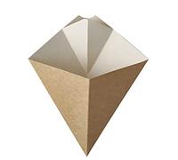 PAPSTAR+Cornet+%C2%85+frites+%22pure%22%2C+dimensions%3 165+x+195+mm
