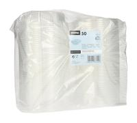 PAPSTAR Gobelets D’emballage Avec Couvercle 250ml Transparent 50 Pièces