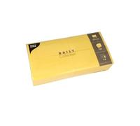 PAPSTAR Lot de 150 serviettes Daily Collection - Pliées en 8-32 x 32 cm - Jaunes