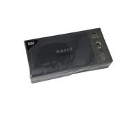 PAPSTAR Lot de 150 serviettes Daily Collection - Pliées en 8-32 x 32 cm - Noires