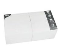PAPSTAR Lot de 250 serviettes de table 3 couches Blanc 330 x 330 mm