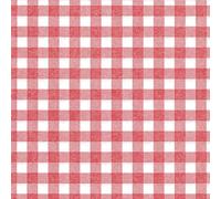 PAPSTAR Lot de 50 serviettes Royal Collection - Pliage 1/4 - 40 x 40 cm - Vichy rouge - Lot de 50